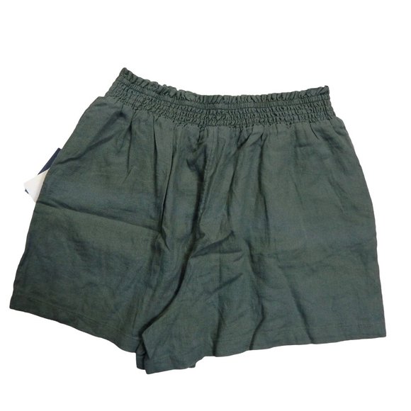 Universal Thread High Rise Elastic Waist Shorts Women's Relaxed Green Size XS - Picture 2 of 9